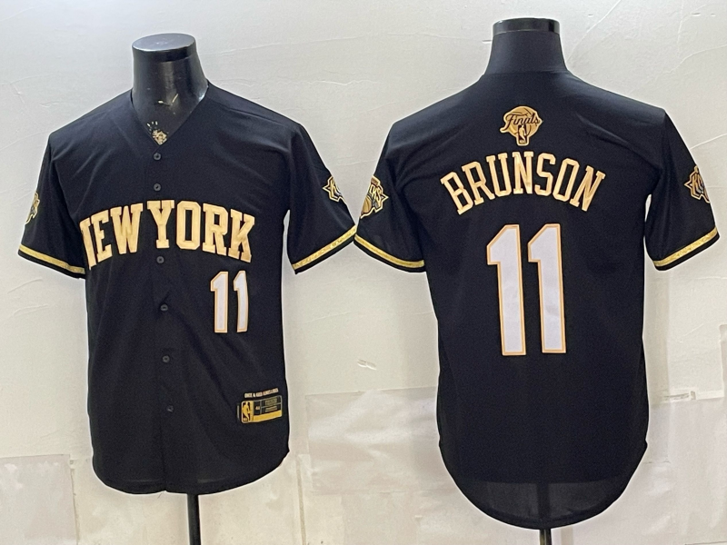 Men New York Knicks #11 Brunson black 2026 Nike NBA jersey 062201
